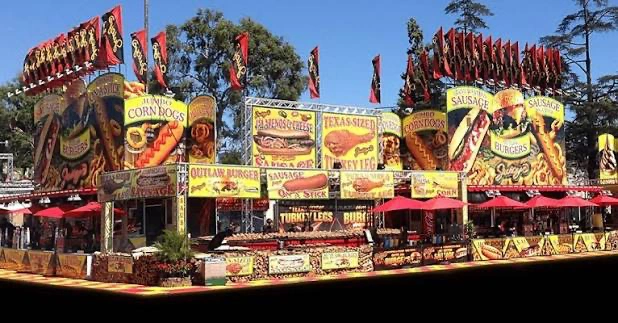 Juicy’s Famous Fair Food stand at the fair